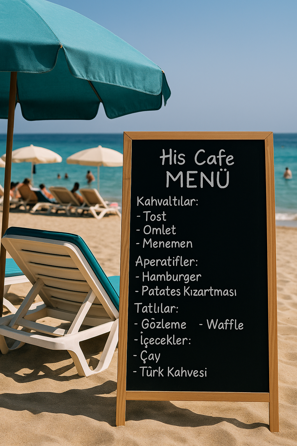 His Cafe Menü